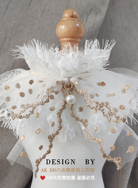 宠物猫咪狗狗ins仙女围嘴围脖领结铃铛大中小型犬口水巾项圈饰品