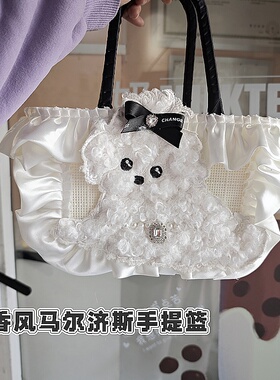 宠物猫咪狗狗可爱外出包便携手提包马尔济斯西施约克夏小型犬茶杯