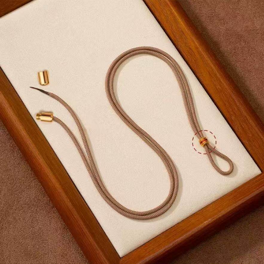 倪妮同款绳子葫芦吊坠挂