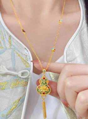古法黄金色花丝福禄生莲