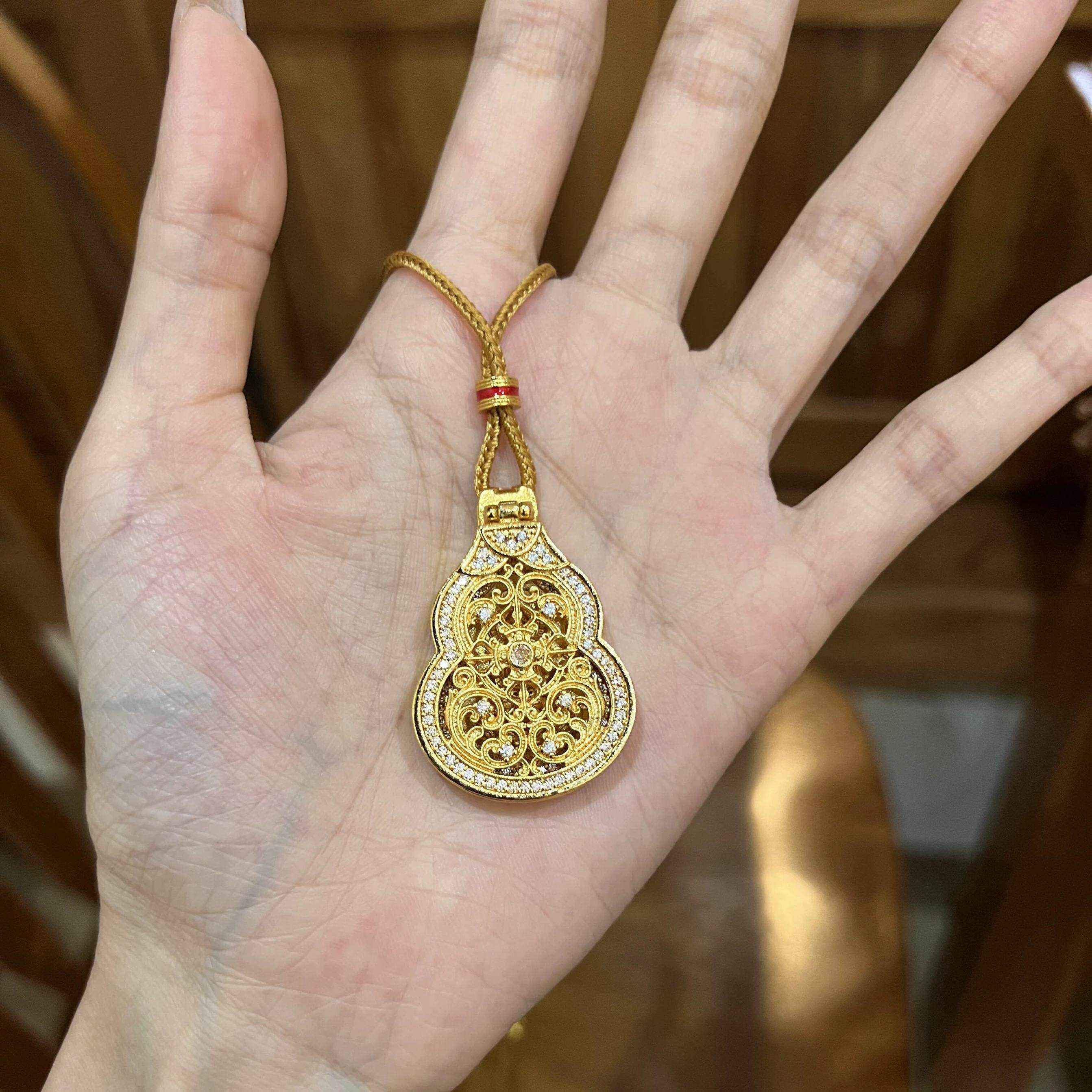 金刚杵随身佛葫芦沙金吊