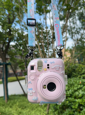 适用富士拍立得保护壳mini12/11/90/40/2526/89/7+7s相机套挂绳SE