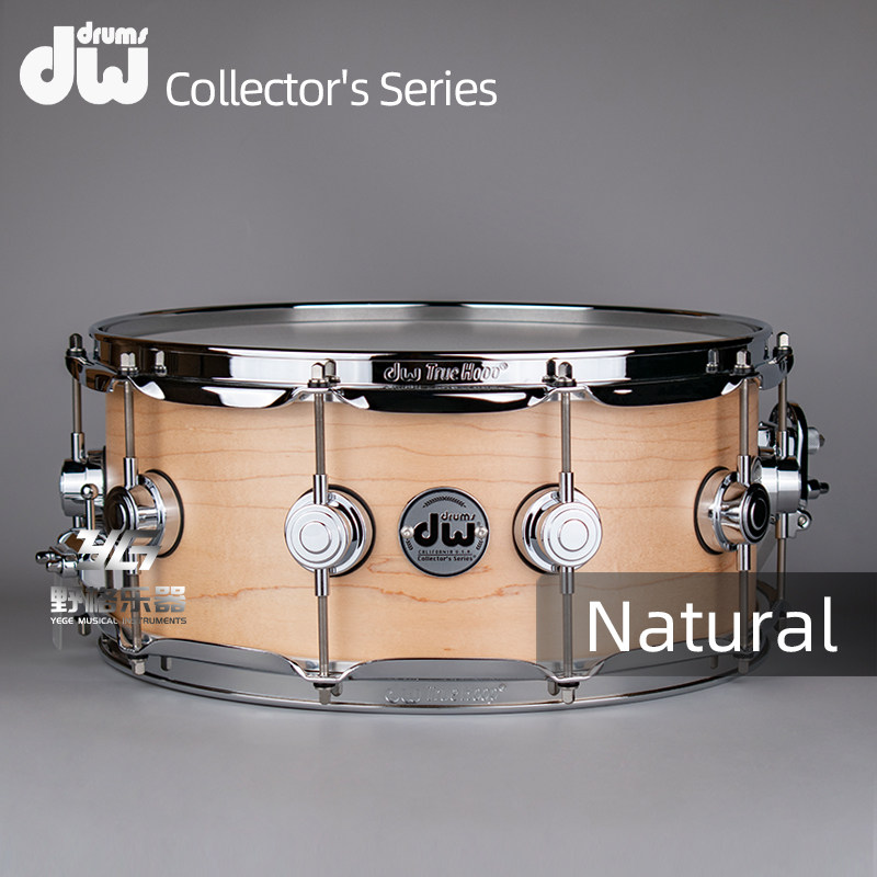美产DW Collector's收藏家系列 14x6英寸 镀铬 枫木鼓腔小军鼓
