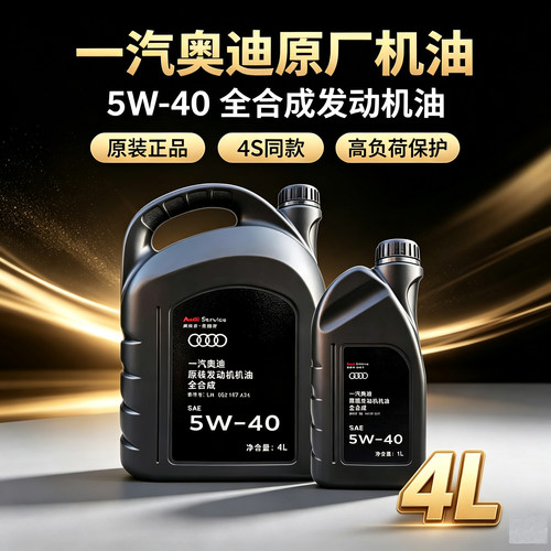 奥迪原厂发动机油A4A6LQ5全合成
