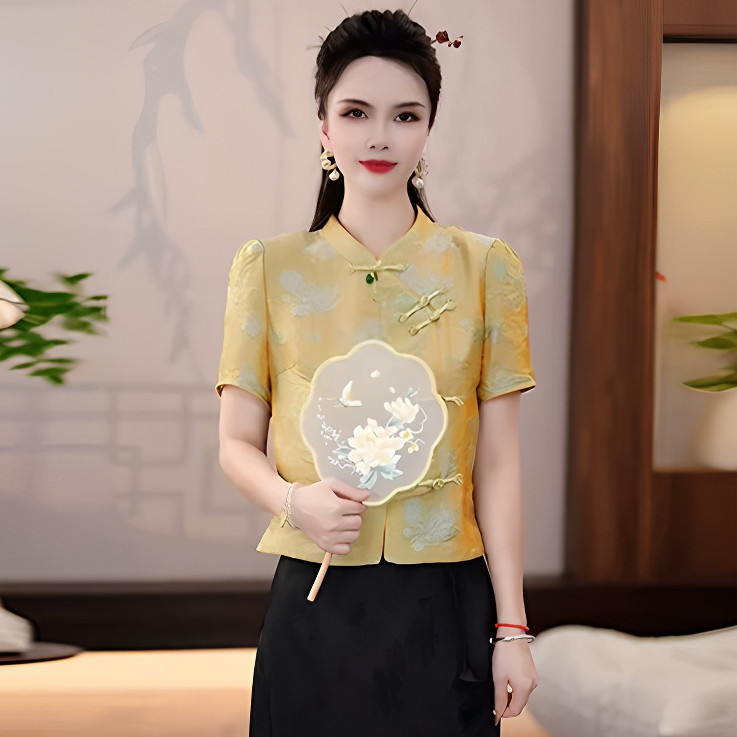 新中式国风清冷贵气感穿搭气质巨好看两件套装裙女夏改良旗袍上衣