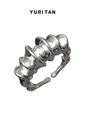 王栎鑫于文文同款YURITAN荆棘戒指2024春夏新款开口戒可调节大小