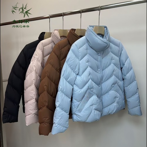 0白鸭绒正肩短款轻薄女士冬季