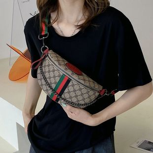 小包包2021新款 腰包女ins街头胸包单肩斜挎马鞍包 潮网红百搭时尚