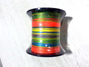 1000米轴装日本国家工艺标准8编大力马五彩单色PE编织路亚船钓线