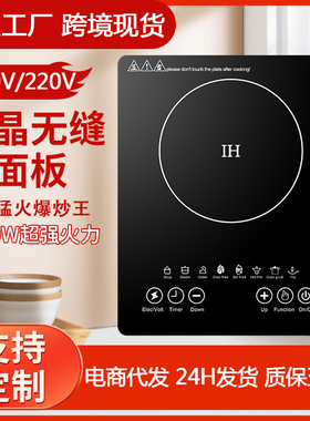 110V美规英文版电磁炉大功率家用外贸跨境出口Induction cooker