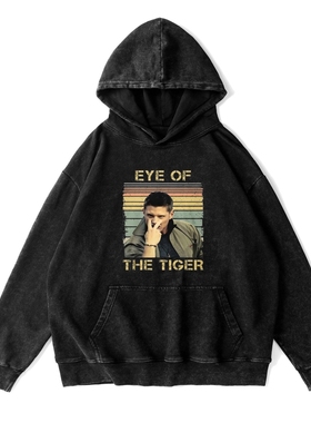 邪恶力量复古纯棉连帽卫衣dean&sam宽松大码男女卫衣supernatural