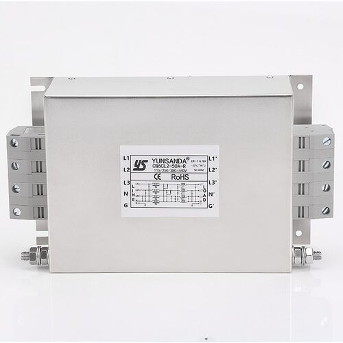 台湾YUNSANDA 变频器专用 三相四线 双极电源滤波器 CW6CL2-50A-R