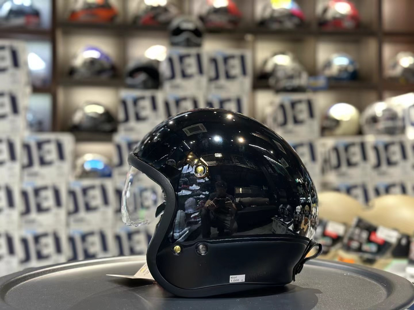 日本进口欧洲版本SHOEI JO高端复古半盔摩托夏季踏板3/4半盔头盔