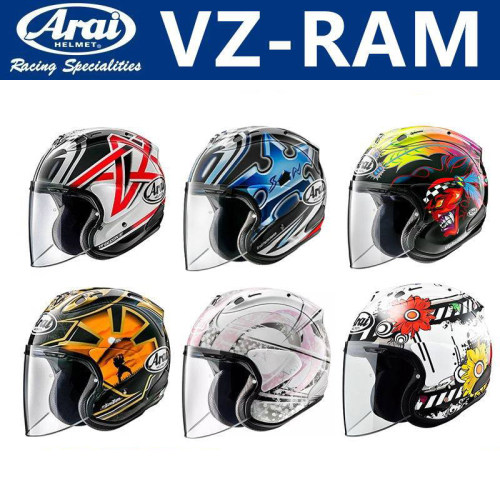 日本ARAI VZ-RAM半盔四分之三摩托车头盔复古巡航踏板夏季头盔