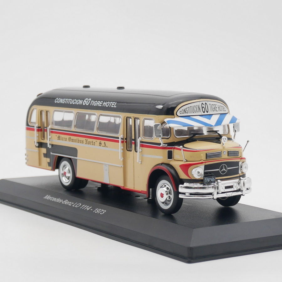 ixo 1:43 MERCEDES-BENZ LO 1114 1973奔驰大客车汽车模型玩具车