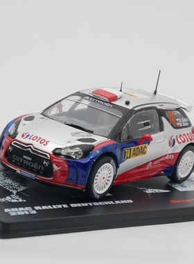 ixo 1:43 Citroen DS3 WRC 2013雪铁龙拉力赛车模型收藏玩具车