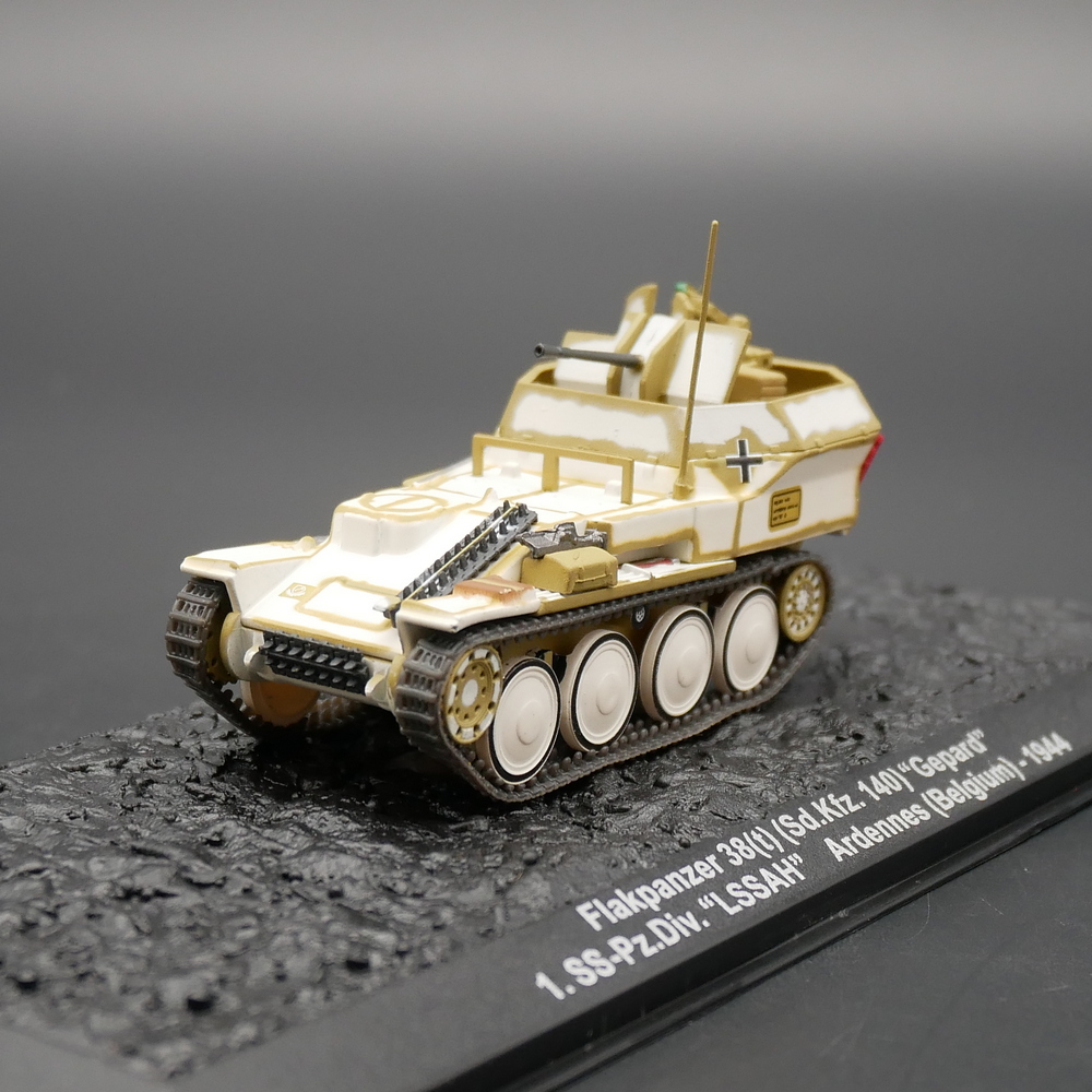 ixo 1:72 Flakpanzer 38(t) Gepard二战德国豹式防空坦克装甲车模