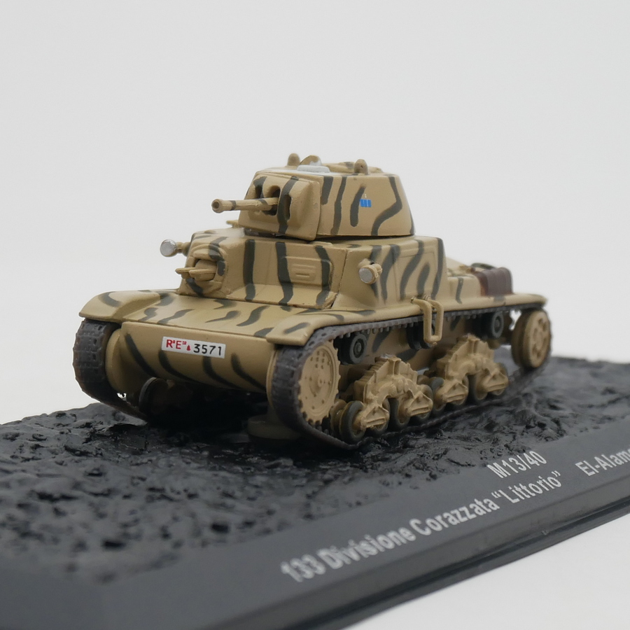 ixo 1:72 M 13/40 1942二战意大利陆军坦克合金军事模型玩具