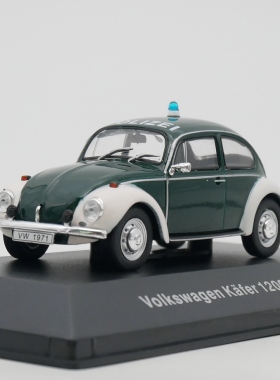 ixo 1:43 Volkswagen Kafer 1200 1971大众甲壳虫德国警车模型