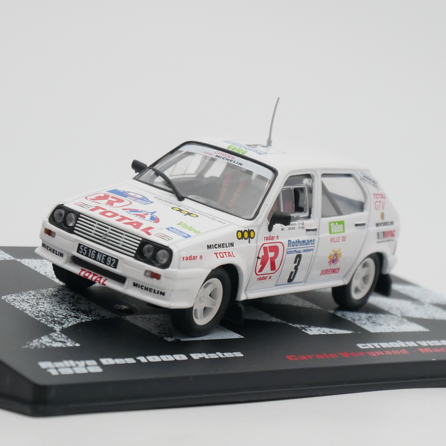 ixo 1:43 Citroen Visa 1000 Pistes WRC 1986福特拉力赛车模型