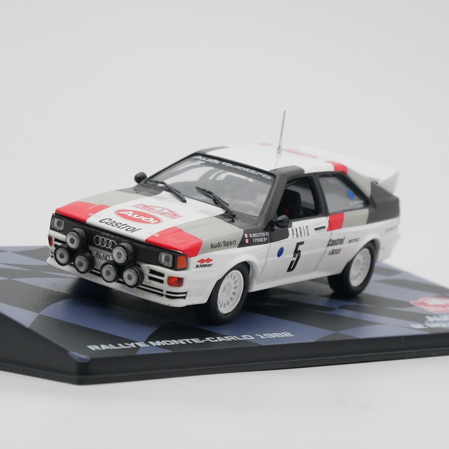 ixo 1:43 Audi Quattro WRC 1982奥迪拉力赛车合金汽车模型玩具车