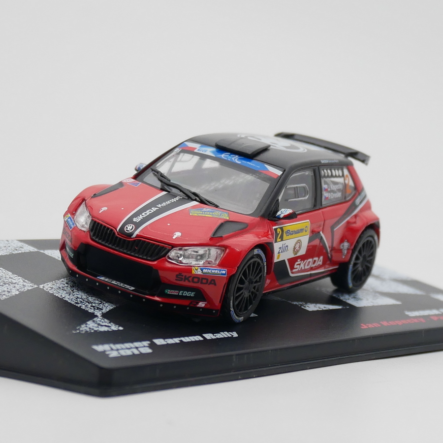 ixo 1:43 Skoda Fabia R5 WRC 2016斯柯达晶锐拉力赛车汽车模型
