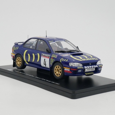 Ixo 1:24 Subaru Impreza 555 WRC 1995斯巴鲁拉力赛合金汽车模型