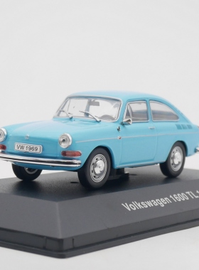 ixo 1:43 Volkswagen 1600 TL 1969大众旅游车合金汽车模型玩具车