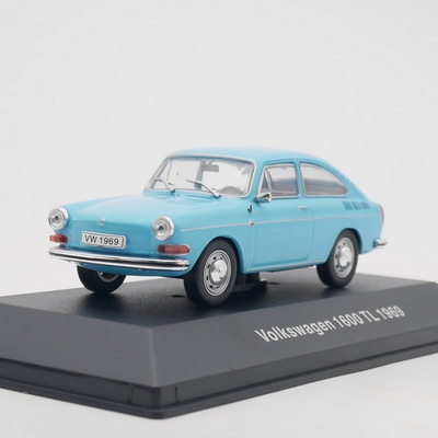ixo 1:43 Volkswagen 1600 TL 1969大众旅游车合金汽车模型玩具车