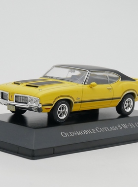 ixo 1:43 Oldsmobile Cutlass S W31 1970肌肉车奥兹莫比尔车模型