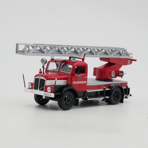 ixo 1:43 IFA S4000-1 DL25依法卡车德国消防车云梯合金汽车模型