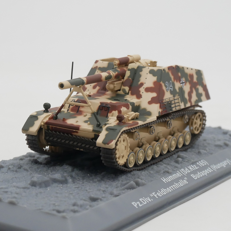 ixo 1:72 Sd.Kfz. 165 Hummel野蜂自行火炮二战德国装甲坦克模型