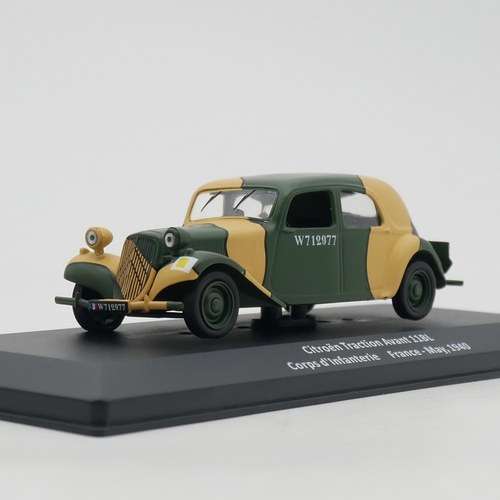ixo 1:43 Citroen Traction Avant 11 BL雪铁龙二战法国军车模型