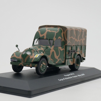 Ixo 1:43 Peugeot DK 5J标致卡车二战法国军车合金汽车模型玩具车