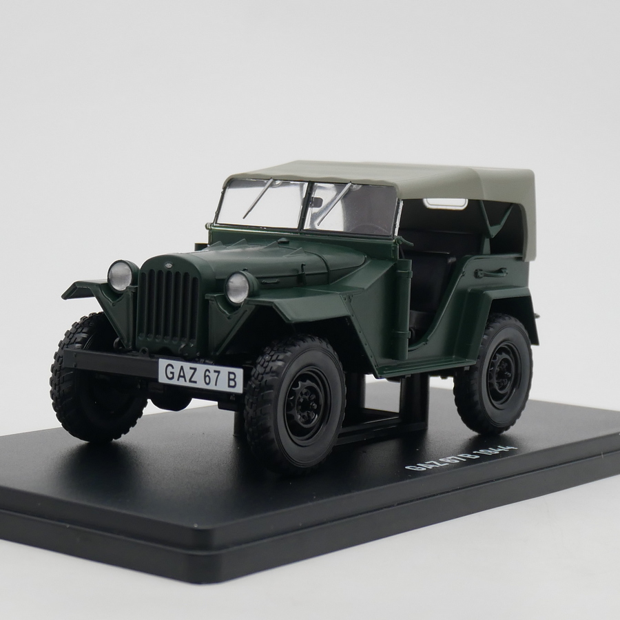 ixo 1:24 Gaz 67B 1944嘎斯吉普车苏联怀旧复古合金玩具汽车模型