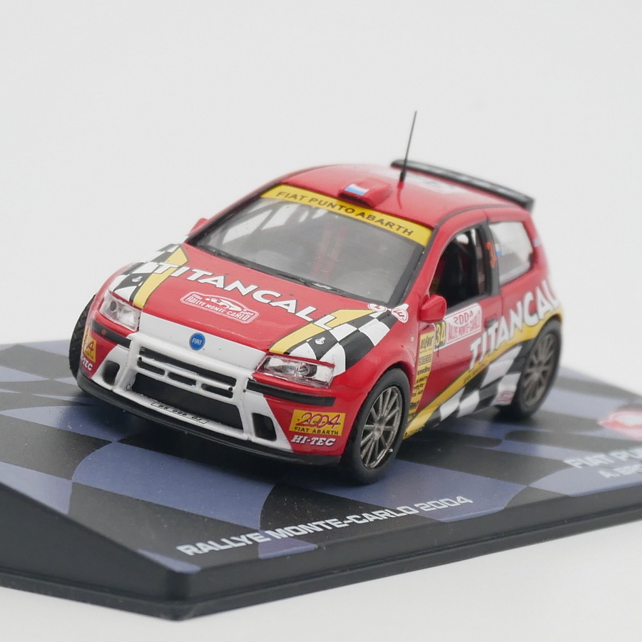 ixo1:43 Fiat Punto S1600 WRC 2004菲亚特拉力赛车合金汽车模型