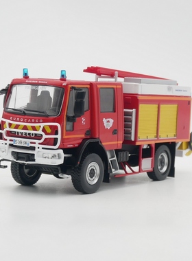 Ixo 1:43 Iveco 180 E28 Magirus依维柯马基路斯消防车汽车模型