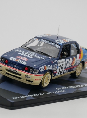ixo 1:43 Ford Sierra RS WRC 1991福特拉力赛车合金汽车模型玩具