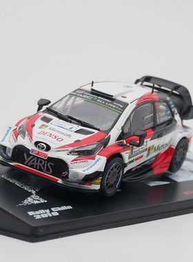 ixo 1:43 Toyota Yaris WRC 2019丰田雅力士拉力赛车合车模玩具车