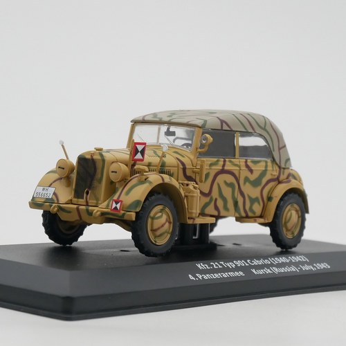 Ixo 1:43 Horch 901 KFZ.21 1943霍希二战德军指挥车合金玩具车模