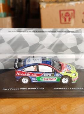 IXO 1:43 Ford Focus RS WRC 2009 雪铁龙拉力赛车收藏玩具车模