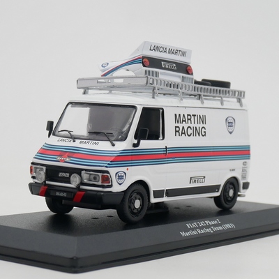 ixo 1:43 Fiat 242 Phase 2 1983菲亚特面包车马丁赛车队后勤车辆