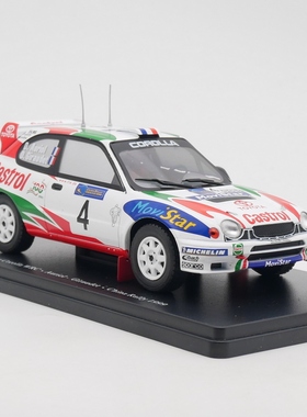 Ixo 1:24 Toyota Corolla WRC 1999丰田卡罗拉赛车合金汽车模型