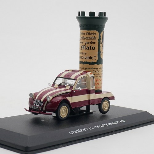 ixo 1:43 Citroen 2CV AZU 1961雪铁龙皮卡莫里斯MORRIS广告车