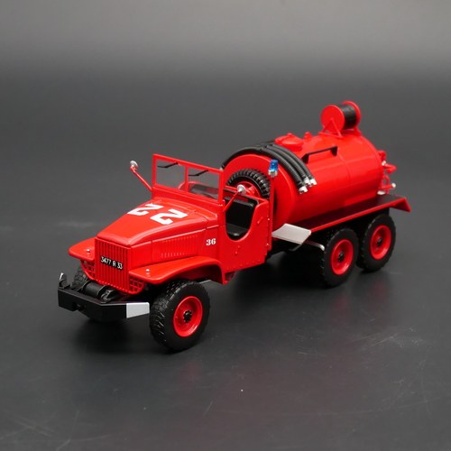 ixo 1:43 GMC CCF通用汽车森林防火消防车水车合金车模金属玩具车