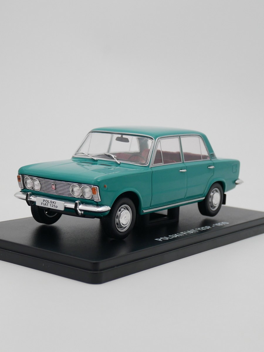 ixo 1:24 polski fiat 125p 1970波罗乃兹菲亚特合金汽车模型玩具