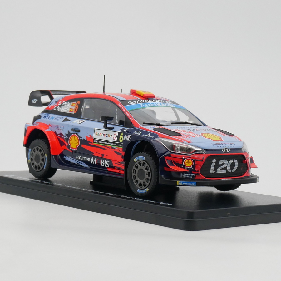 IXO 1:24 Hyundai i20 WRC 2019现代拉力赛车合金汽车模型玩具车
