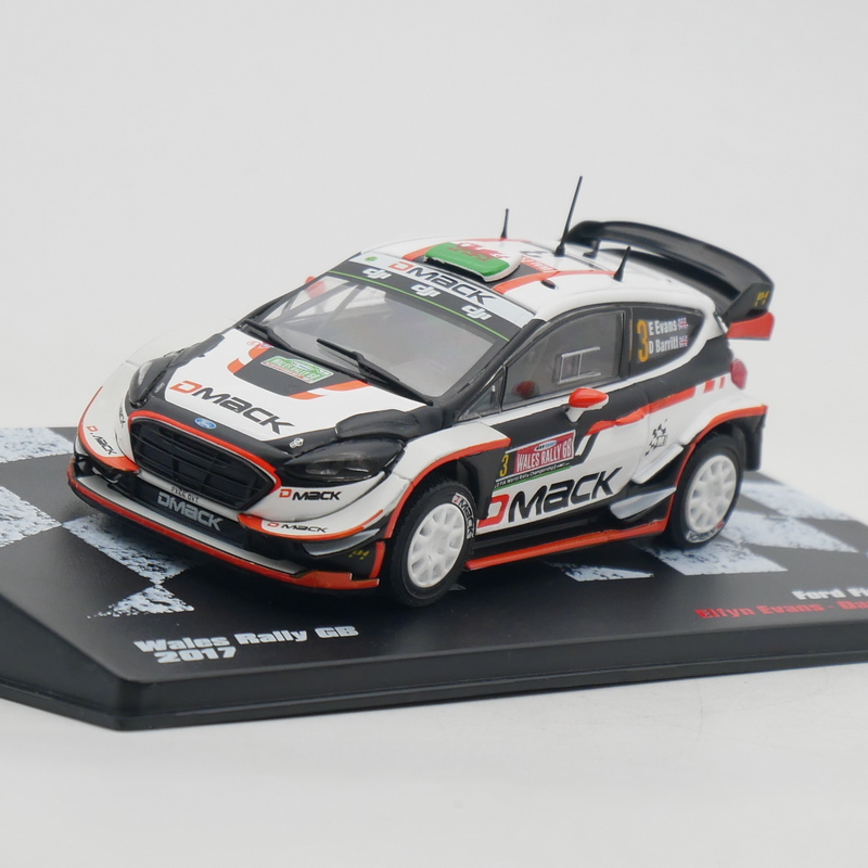 ixo 1:43 Ford Fiesta WRC 2017福特嘉年华拉力赛车合金汽车模型