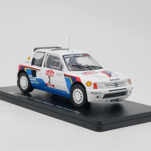 IXO 1:24 Peugeot 205 T16 WRC 1984标致拉力赛车合金汽车模型