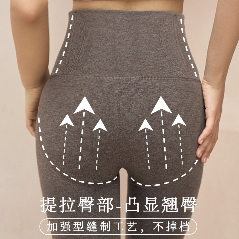 羊毛高腰收腹提臀加绒发热连裤袜